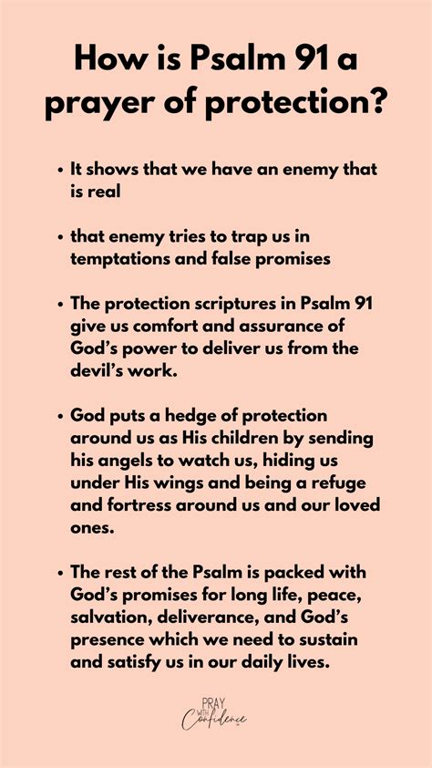 Psalm 91 prayer for protection. Things To Know About Psalm 91 prayer for protection. 